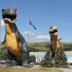 Illustration for article titled These Are The Weirdest Dinosaur Statues Ever
